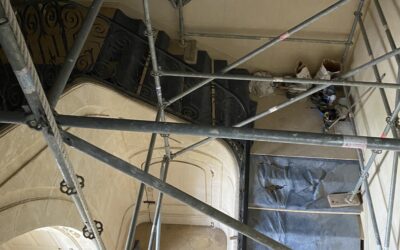 Un nouvel éclat pour la cage d’escalier du Château du Bourg-Saint-Léonard