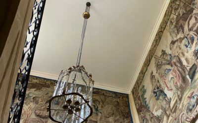 Rénovation de la cage d’escalier du Château du Bourg Saint Léonard